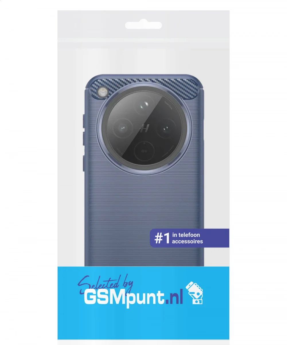 Oppo Find X8 Pro Hoesje Geborsteld TPU Flexibele Back Cover Blauw afbeelding 9