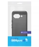 Google Pixel 9a Hoesje Geborsteld TPU Flexibele Back Cover Zwart