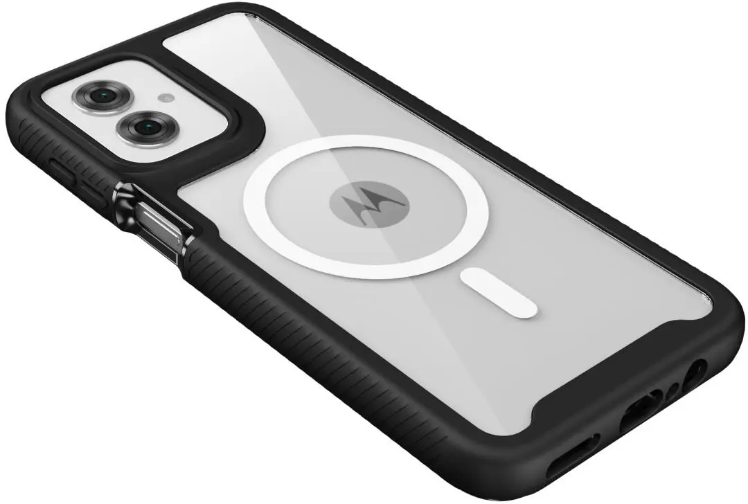 Motorola Moto G55 Hoesje Full Protect 360° Cover met MagSafe Zwart afbeelding 9