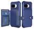 Google Pixel 9a Hoesje 3-in-1 Pasjes Portemonnee Back Cover Blauw