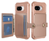 Google Pixel 9a Hoesje 3-in-1 Pasjes Portemonnee Back Cover Roze afbeelding 1