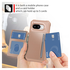 Google Pixel 9a Hoesje 3-in-1 Pasjes Portemonnee Back Cover Roze afbeelding 3