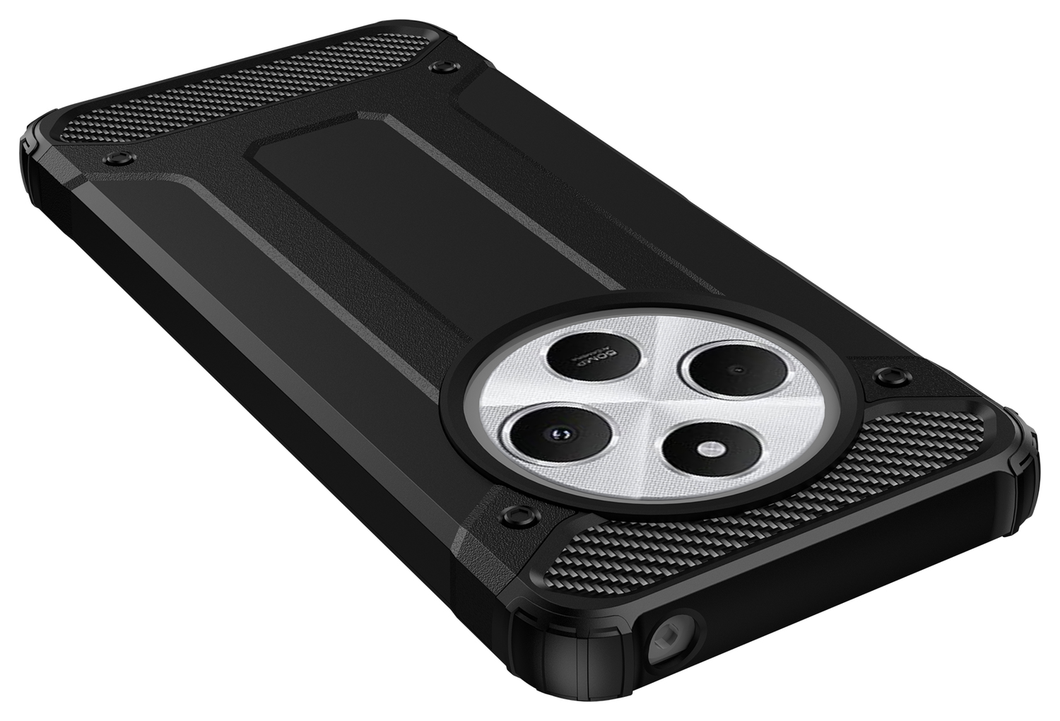 Xiaomi Redmi 14C Hoesje Shock Proof Hybride Back Cover Zwart afbeelding 10