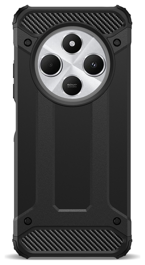 Xiaomi Redmi 14C Hoesje Shock Proof Hybride Back Cover Zwart afbeelding 4