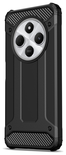 Xiaomi Redmi 14C Hoesje Shock Proof Hybride Back Cover Zwart afbeelding 8
