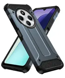 Xiaomi Redmi 14C Hoesje Shock Proof Hybride Back Cover Blauw afbeelding