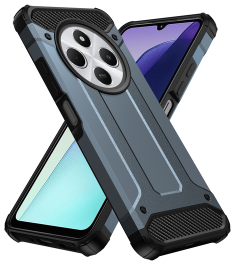 Xiaomi Redmi 14C Hoesje Shock Proof Hybride Back Cover Blauw afbeelding 1