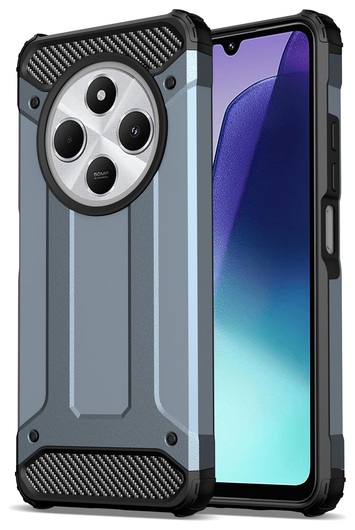 Xiaomi Redmi 14C Hoesje Shock Proof Hybride Back Cover Blauw afbeelding 9