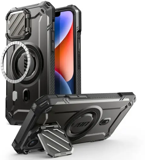 SUPCASE UB Pro MagXT Apple iPhone 16e Hoesje Camera Protector Zwart afbeelding 1