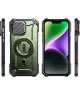 SUPCASE UB Pro MagXT Apple iPhone 16e Hoesje Camera Protector Groen