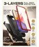 SUPCASE UB Pro Apple iPhone 16e Hoesje FullProtect Kickstand Rood