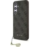 Guess Samsung Galaxy S24 FE Hoesje Charm Back Cover Bruin