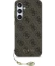 Guess Samsung Galaxy S24 FE Hoesje Charm Back Cover Bruin