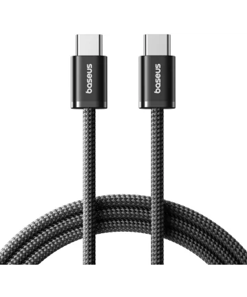 Baseus Dynamic 4 Series USB-C naar USB-C Kabel 100W PD Zwart 1 Meter Kabels