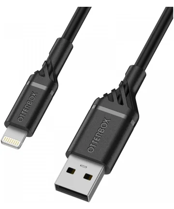 OtterBox 3A USB-A naar Lightning Kabel 2M MFi Zwart Kabels