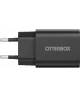 OtterBox 20W GaN USB-C Oplader Power Delivery Snellader Zwart