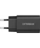 OtterBox 30W GaN USB-C Oplader Power Delivery Snellader Zwart