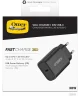 OtterBox 30W GaN USB-C Oplader Power Delivery Snellader Zwart