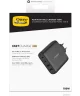 OtterBox 100W GaN USB/USB-C Oplader Power Delivery Snellader Zwart