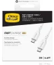 OtterBox 3A USB-C naar USB-C Kabel 60W Fast Charge 2M Wit