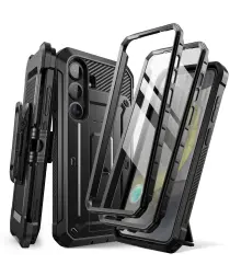 SUPCASE UB Pro Samsung Galaxy S25 Hoesje Full Protect Kickstand Zwart