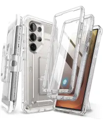 SUPCASE UB Pro Samsung Galaxy S25 Ultra Hoesje Full Protect Kickstand Clear