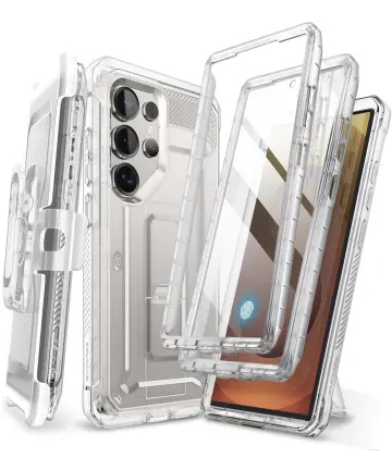 SUPCASE UB Pro Samsung Galaxy S25 Ultra Hoesje Full Protect Kickstand Clear Hoesjes