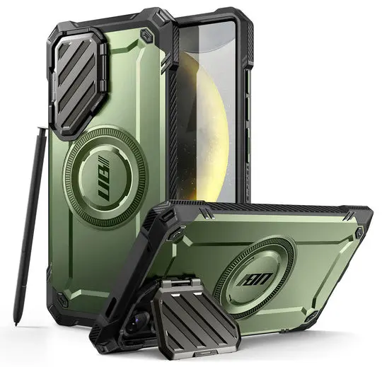 SUPCASE UB Pro MagXT Samsung Galaxy S25 Ultra Hoesje Camera Protector Groen afbeelding 1