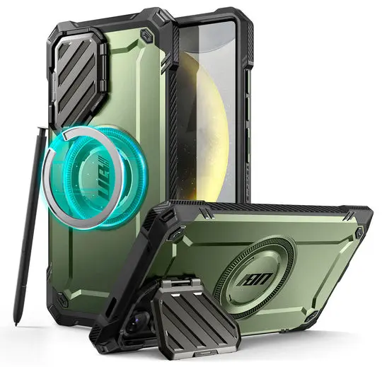 SUPCASE UB Pro MagXT Samsung Galaxy S25 Ultra Hoesje Camera Protector Groen afbeelding 3