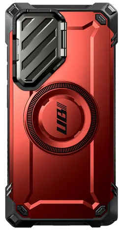 SUPCASE UB Pro MagXT Samsung Galaxy S25 Ultra Hoesje Camera Protector Rood afbeelding 2