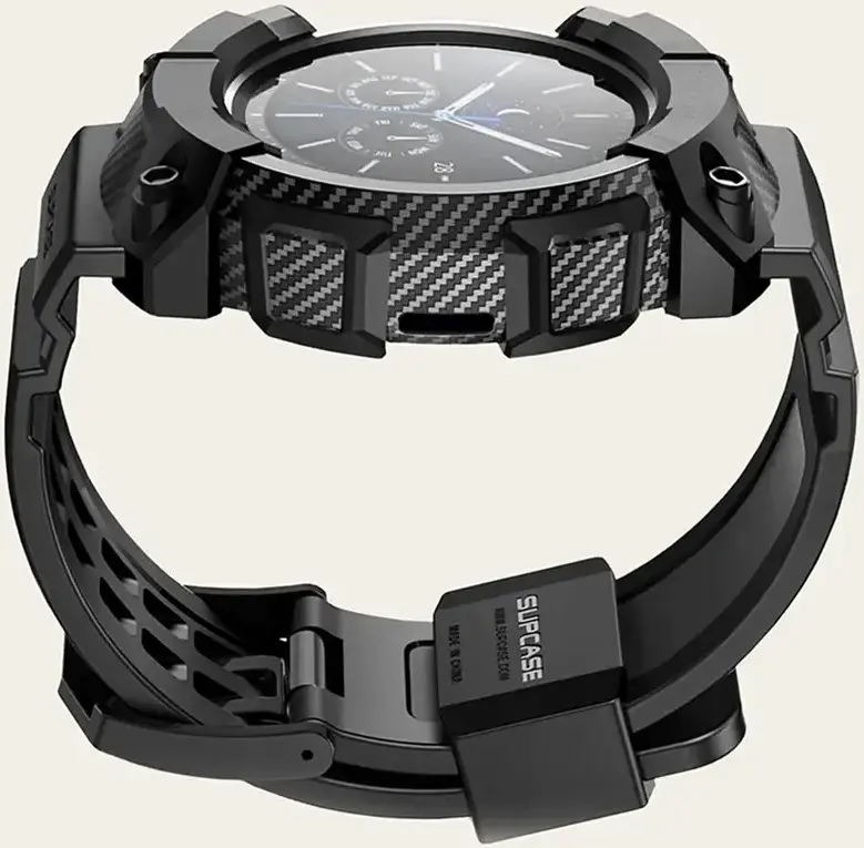 SUPCASE UB Pro - Google Pixel Watch 3 45MM Hoesje - met Bandje - Zwart afbeelding 7