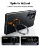 TORRAS Ostand Spin Magnetic Samsung Galaxy S25 Ultra Hoesje 360° Stand Zwart