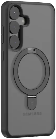 TORRAS Ostand Pro Magnetic Samsung Galaxy S25 Hoesje 360° Stand Zwart afbeelding 3