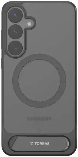 TORRAS Pstand Spin Magnetic Samsung Galaxy S25 Hoesje 360° Kickstand Zwart afbeelding 9