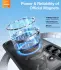 TORRAS Pstand Spin Magnetic Samsung Galaxy S25 Hoesje 360° Kickstand Zwart afbeelding 4