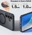 TORRAS Pstand Spin Magnetic Samsung Galaxy S25 Hoesje 360° Kickstand Zwart afbeelding 7