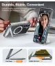 TORRAS Pstand Spin Magnetic Samsung Galaxy S25 Hoesje 360° Kickstand Transparant