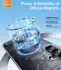 TORRAS Pstand Spin Magnetic Samsung Galaxy S25 Hoesje 360° Kickstand Transparant afbeelding 4