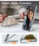 TORRAS Pstand Spin Magnetic Samsung Galaxy S25 Ultra Hoesje 360° Kickstand Clear