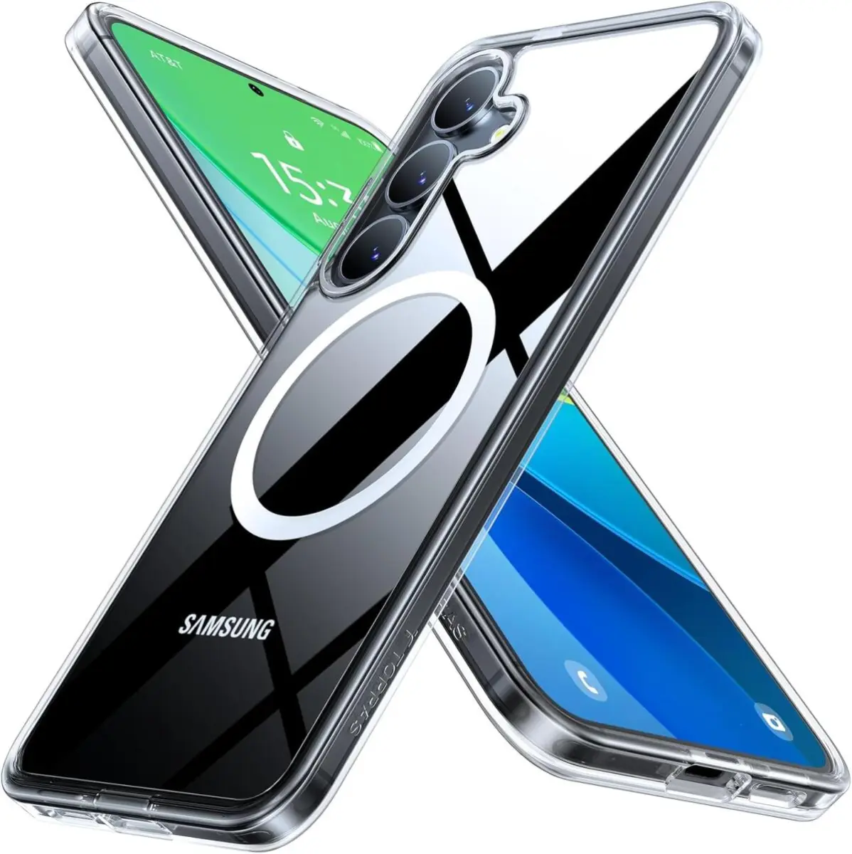 TORRAS Guardian Magnetic Samsung Galaxy S25 Plus Hoesje Back Cover Transparant afbeelding 1