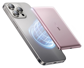 Torras MiniMag 5.000 mAh MagSafe Powerbank Reisformaat Roze