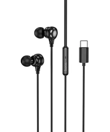 HOCO M116 Bedrade Oordopjes met Microfoon USB-C Zwart Headsets