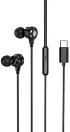HOCO M116 Bedrade Oordopjes met Microfoon USB-C Zwart