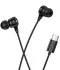 HOCO M116 Bedrade Oordopjes met Microfoon USB-C Zwart afbeelding 2