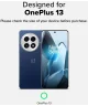 Ringke Fusion X OnePlus 13 Hoesje Back Cover Zwart