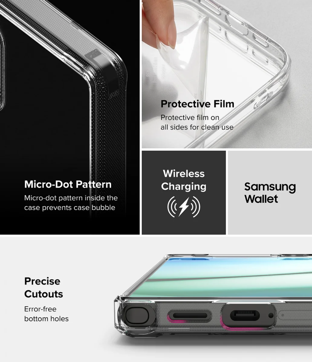 Ringke Fusion Samsung Galaxy S25 Ultra Hoesje Back Cover Transparant afbeelding 8