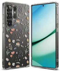 Ringke Fusion Design Samsung Galaxy S25 Ultra Hoesje Back Cover Dry Flowers