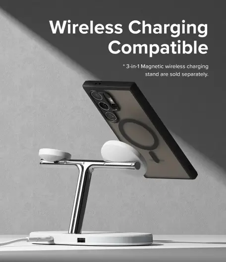 Ringke Fusion Bold Magnetic Samsung Galaxy S25 Ultra Hoesje MagSafe / Qi2 Zwart afbeelding 6
