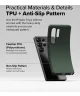 Ringke Onyx Samsung Galaxy S25 Ultra Hoesje Flexibel TPU Back Cover Groen