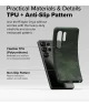 Ringke Onyx Samsung Galaxy S25 Ultra Hoesje Flexibel TPU Design Camo Groen